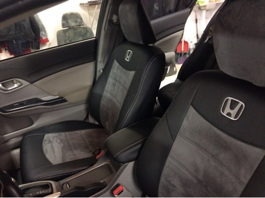 Авточехлы на Honda Civic 9 4D Авточехлы на Honda Civic 9 4D